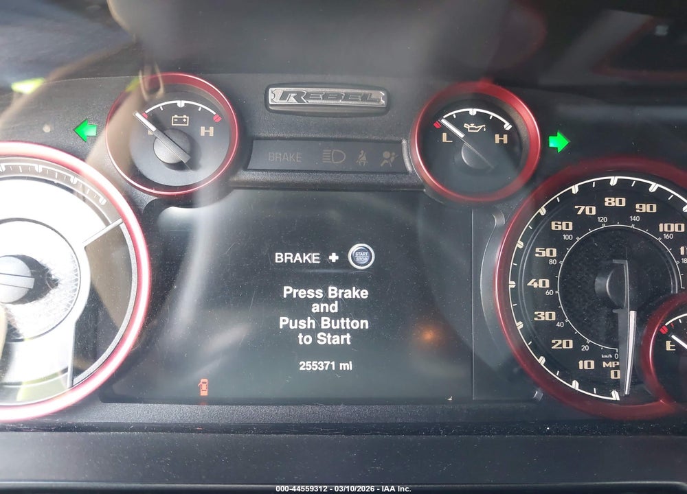 2016 RAM 1500 REBEL VIN: 1C6RR7YT5GS143195