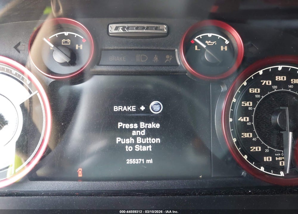 2016 RAM 1500 REBEL VIN: 1C6RR7YT5GS143195