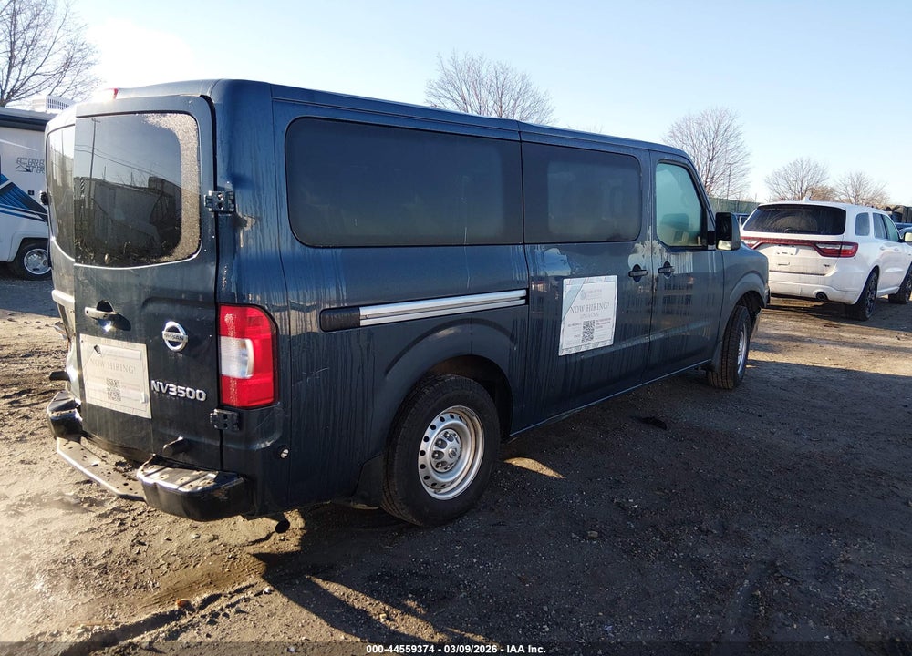 2017 NISSAN NV PASSENGER NV3500 HD S V6 VIN: 5BZBF0AAXHN851865