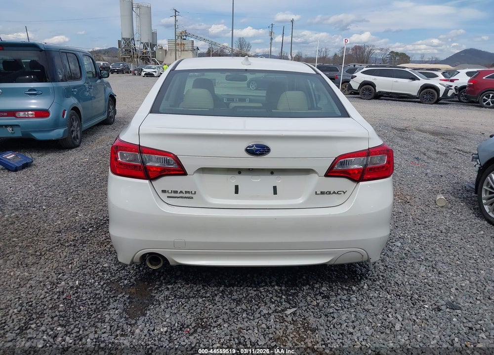 2016 SUBARU LEGACY 2.5I LIMITED VIN: 4S3BNBN68G3039642