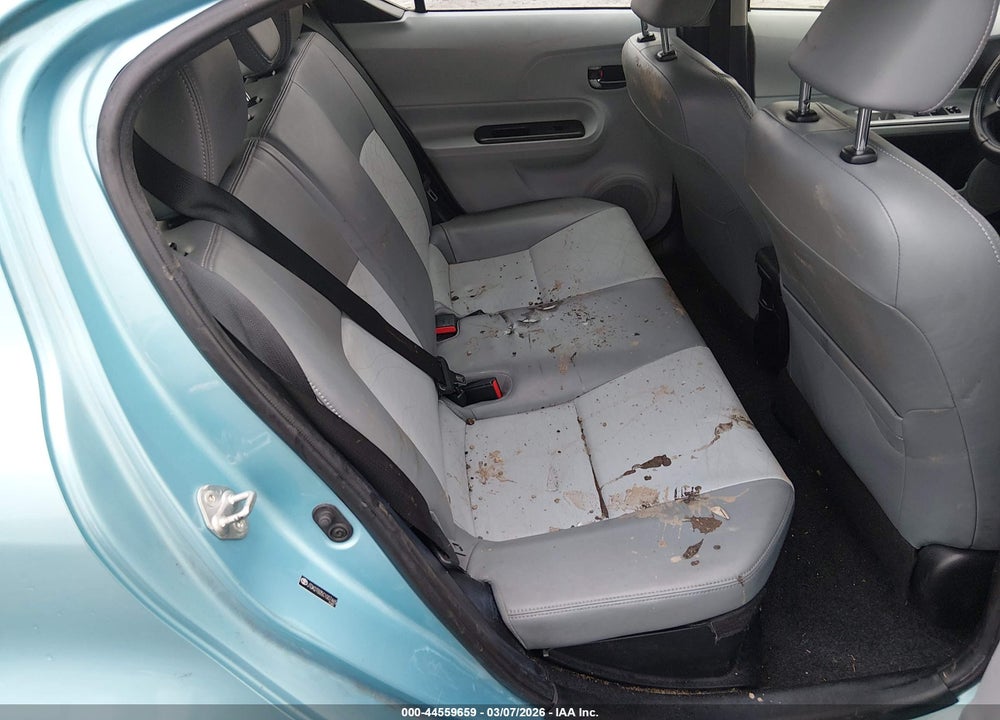 2012 TOYOTA PRIUS C FOUR VIN: JTDKDTB35C1007465
