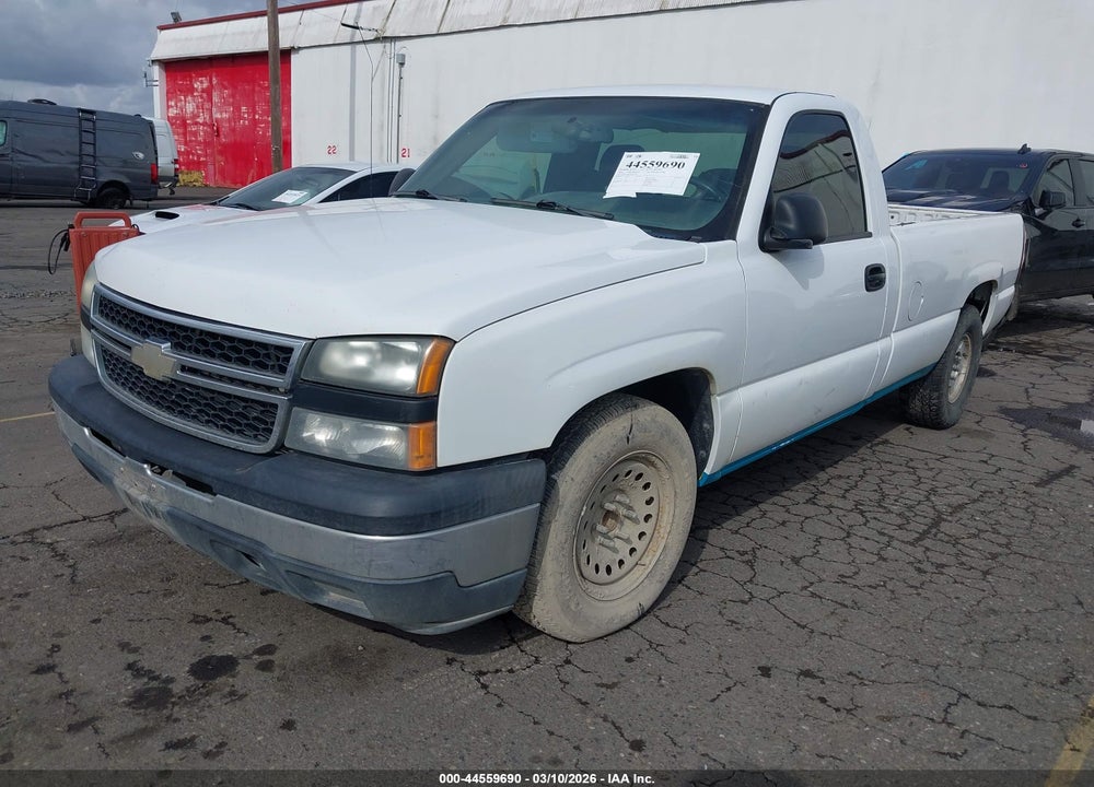 2006 CHEVROLET SILVERADO 1500 WORK TRUCK VIN: 1GCEC14X96Z230053