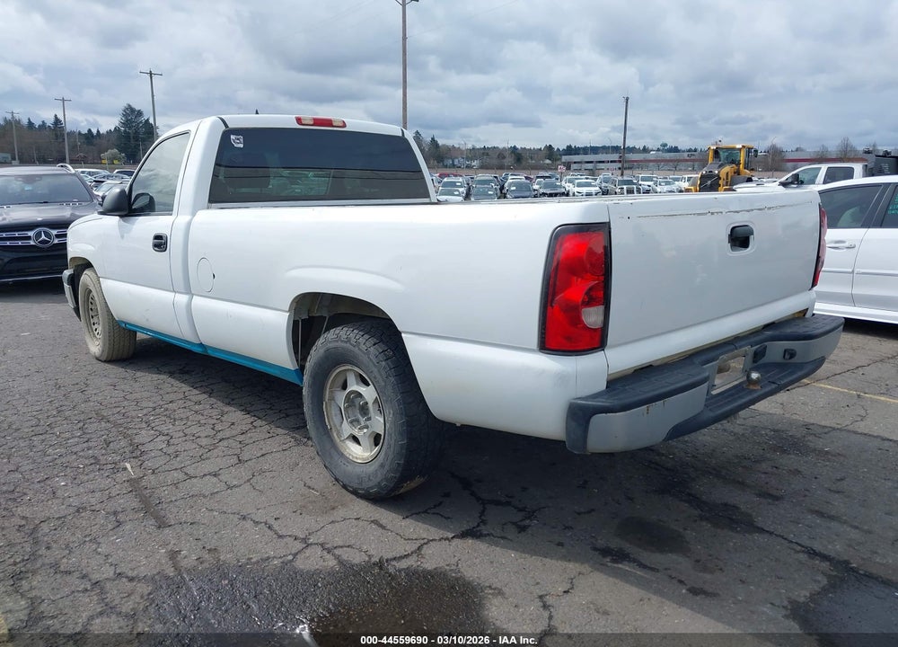 2006 CHEVROLET SILVERADO 1500 WORK TRUCK VIN: 1GCEC14X96Z230053