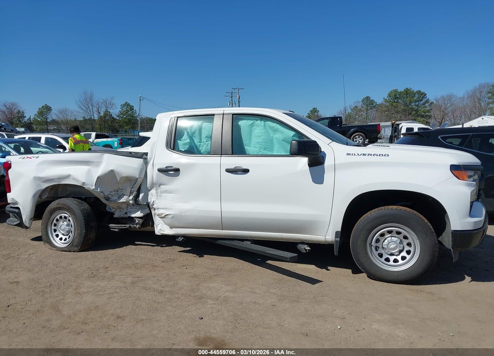 2025 CHEVROLET SILVERADO 1500 4WD  STANDARD BED WT VIN: 1GCRKAEK7SZ292567