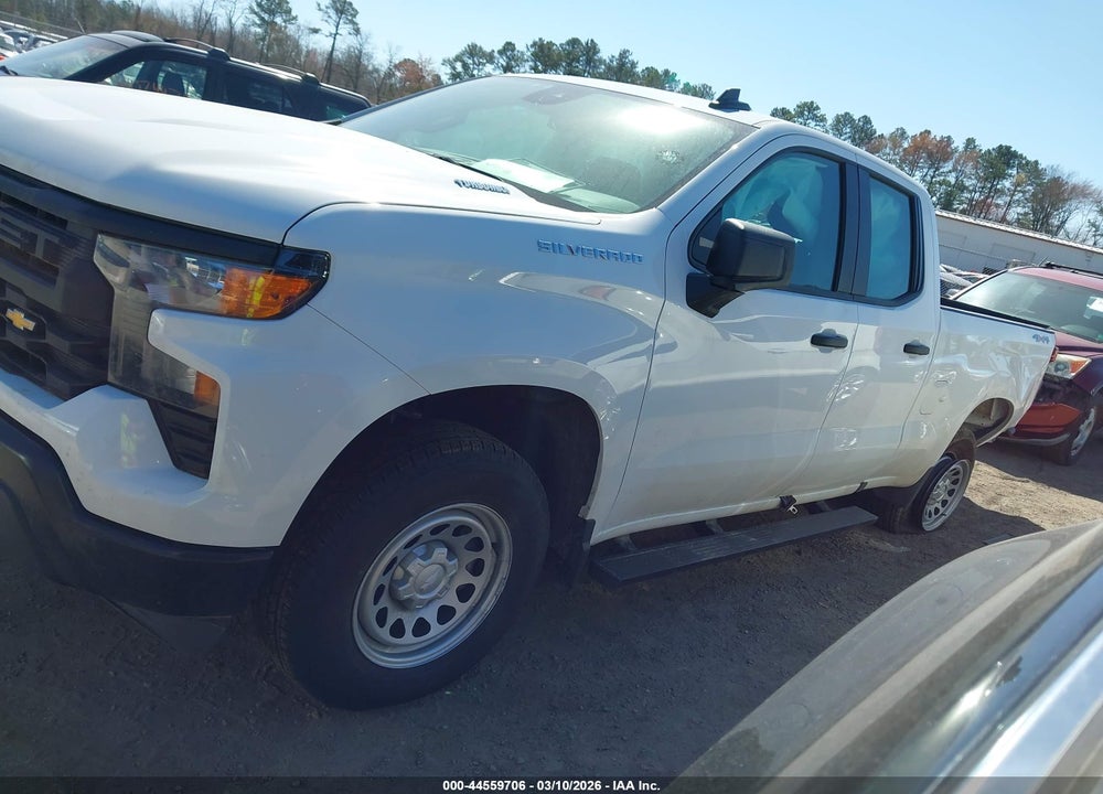 2025 CHEVROLET SILVERADO 1500 4WD  STANDARD BED WT VIN: 1GCRKAEK7SZ292567