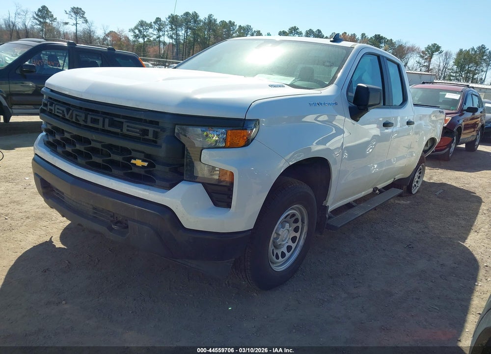2025 CHEVROLET SILVERADO 1500 4WD  STANDARD BED WT VIN: 1GCRKAEK7SZ292567