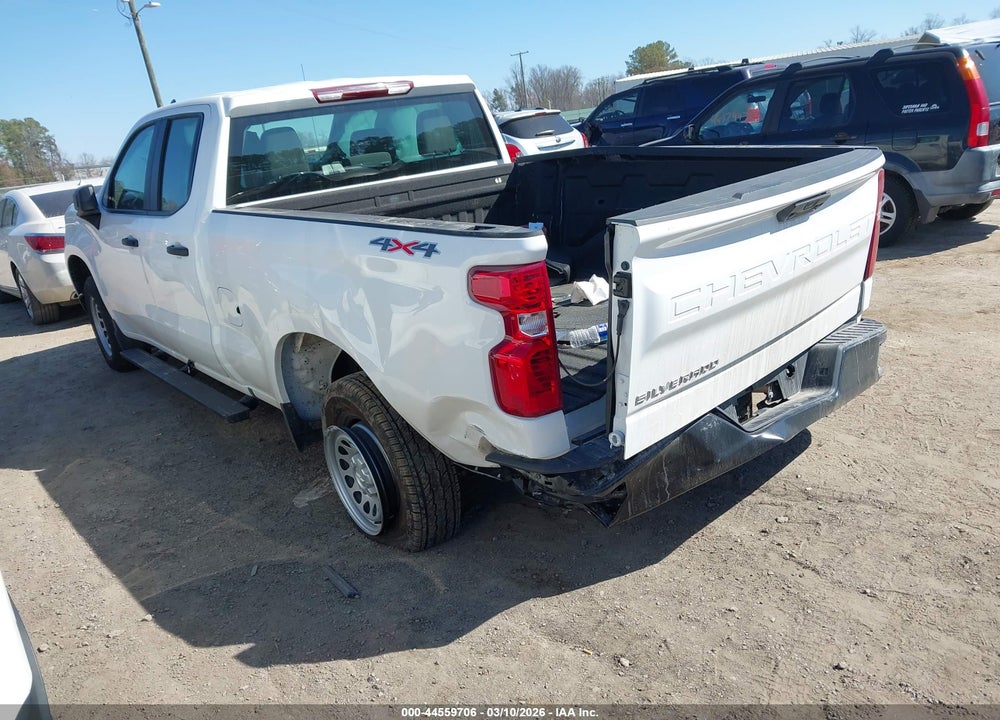 2025 CHEVROLET SILVERADO 1500 4WD  STANDARD BED WT VIN: 1GCRKAEK7SZ292567