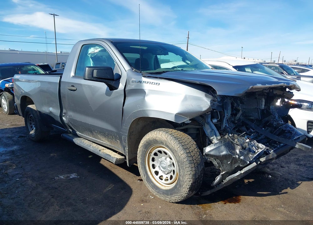 2019 CHEVROLET SILVERADO 1500 WORK TRUCK VIN: 3GCNYAEF8KG188007