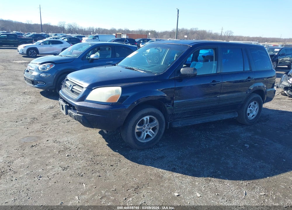 2004 HONDA PILOT LX VIN: 2HKYF18114H530216