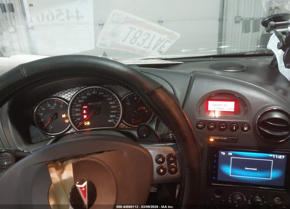 2008 PONTIAC GRAND PRIX GXP VIN: 2G2WC55C581137408