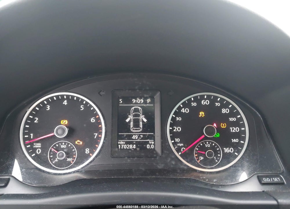 2012 VOLKSWAGEN TIGUAN S/SE/SEL VIN: WVGBV7AX9CW000641