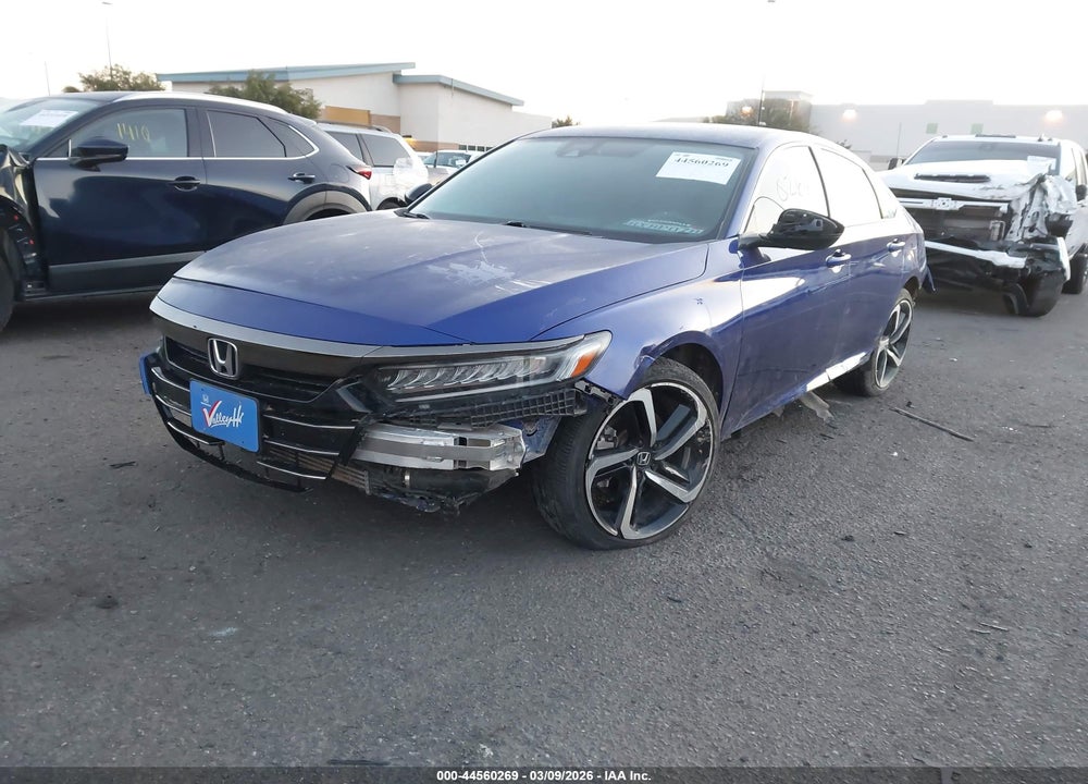 2021 HONDA ACCORD SPORT VIN: 1HGCV1F38MA100564