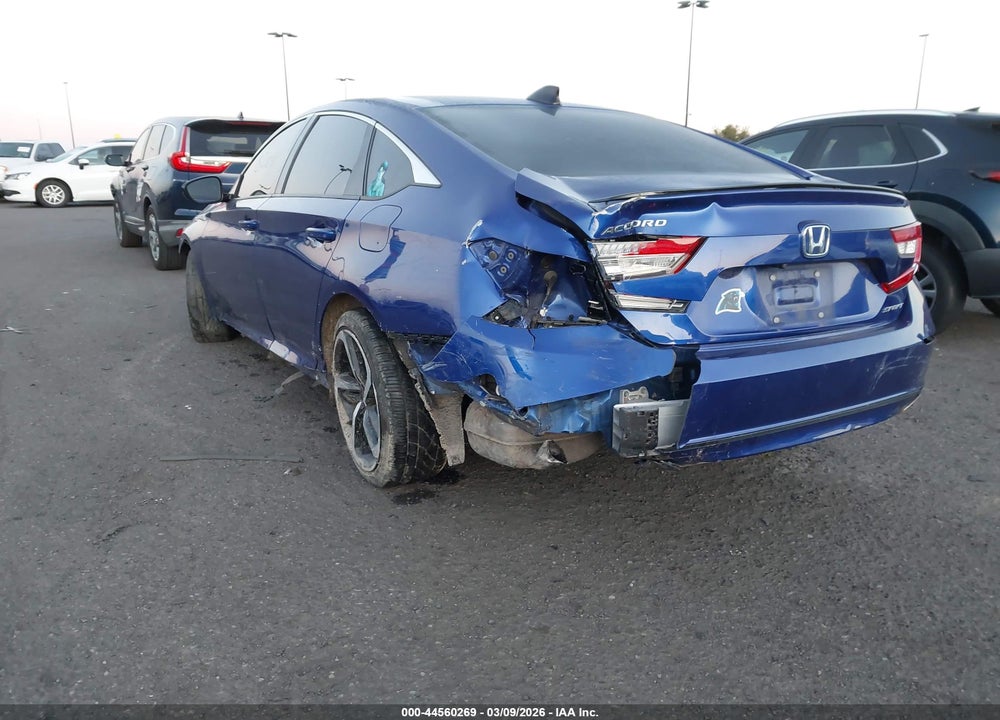 2021 HONDA ACCORD SPORT VIN: 1HGCV1F38MA100564