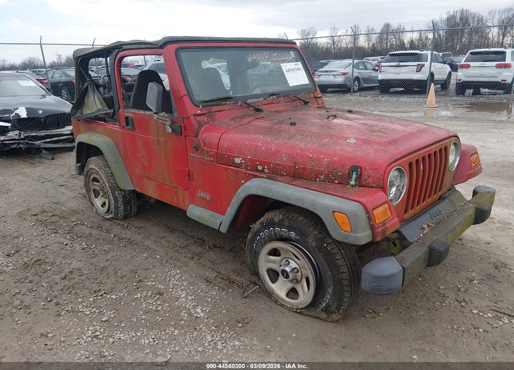 2000 JEEP WRANGLER SE VIN: 1J4FA29P5YP701424