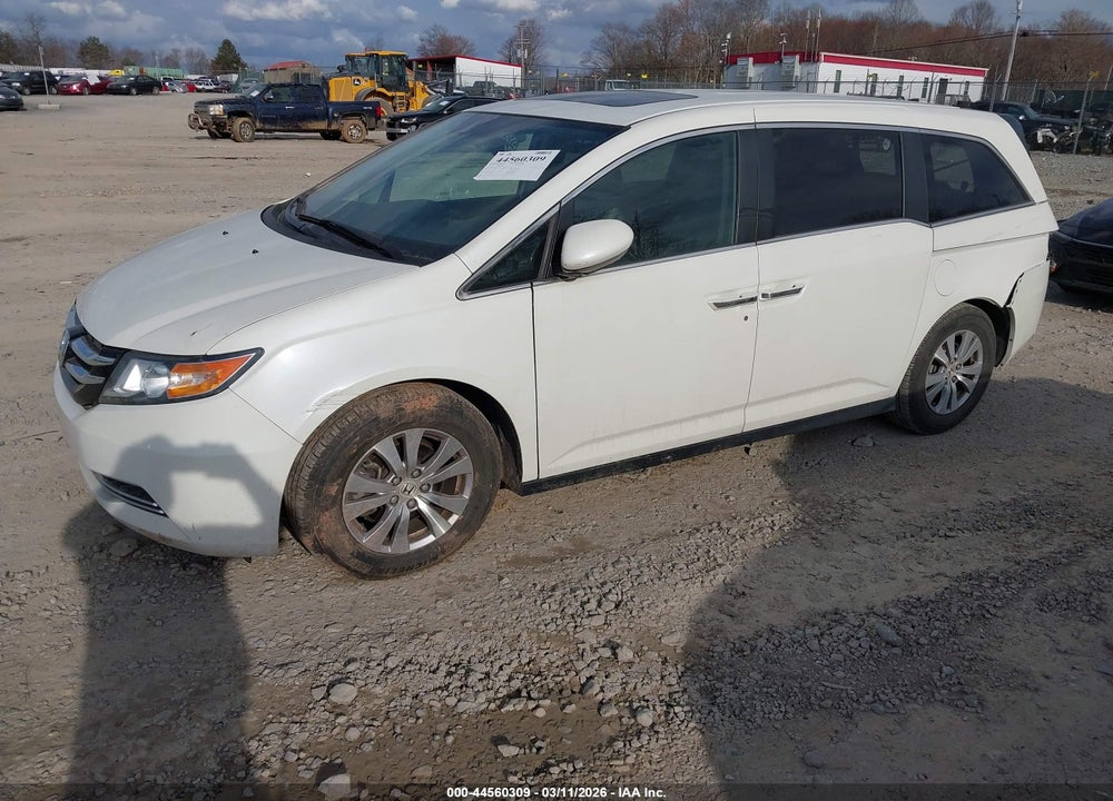 2014 HONDA ODYSSEY EX-L VIN: 5FNRL5H61EB129040
