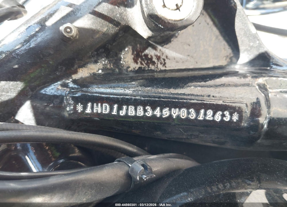 2005 HARLEY-DAVIDSON FXSTDI VIN: 1HD1JBB345Y031263