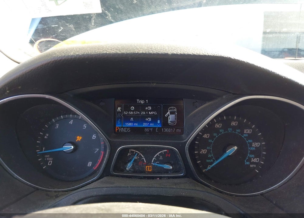 2013 FORD FOCUS TITANIUM VIN: 1FADP3N24DL301616