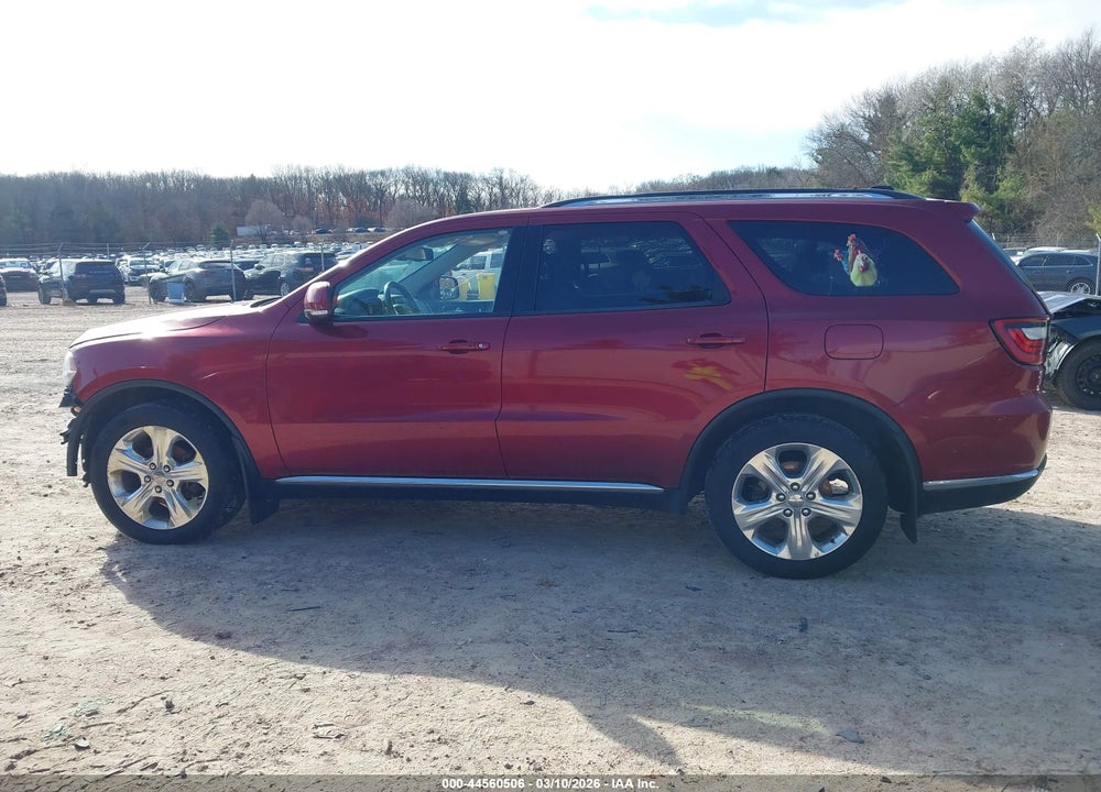 2014 DODGE DURANGO LIMITED VIN: 1C4RDJDG3EC552574