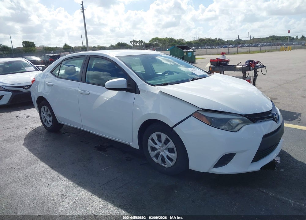 2015 TOYOTA COROLLA L VIN: 2T1BURHE7FC232255