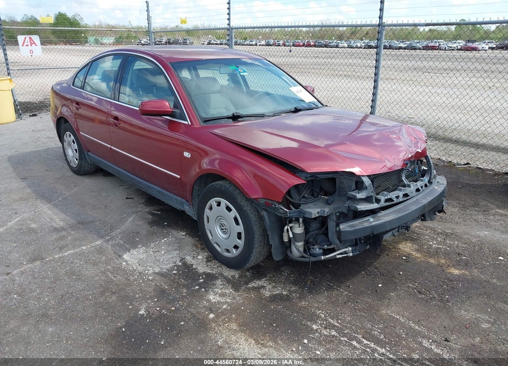 2003 VOLKSWAGEN PASSAT GL VIN: WVWMD63B03P050348