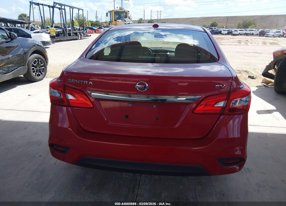 2017 NISSAN SENTRA SV VIN: 3N1AB7AP5HL719846