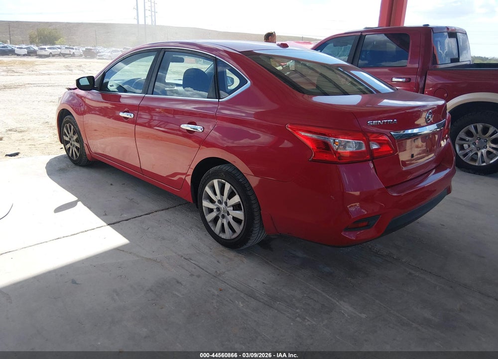 2017 NISSAN SENTRA SV VIN: 3N1AB7AP5HL719846