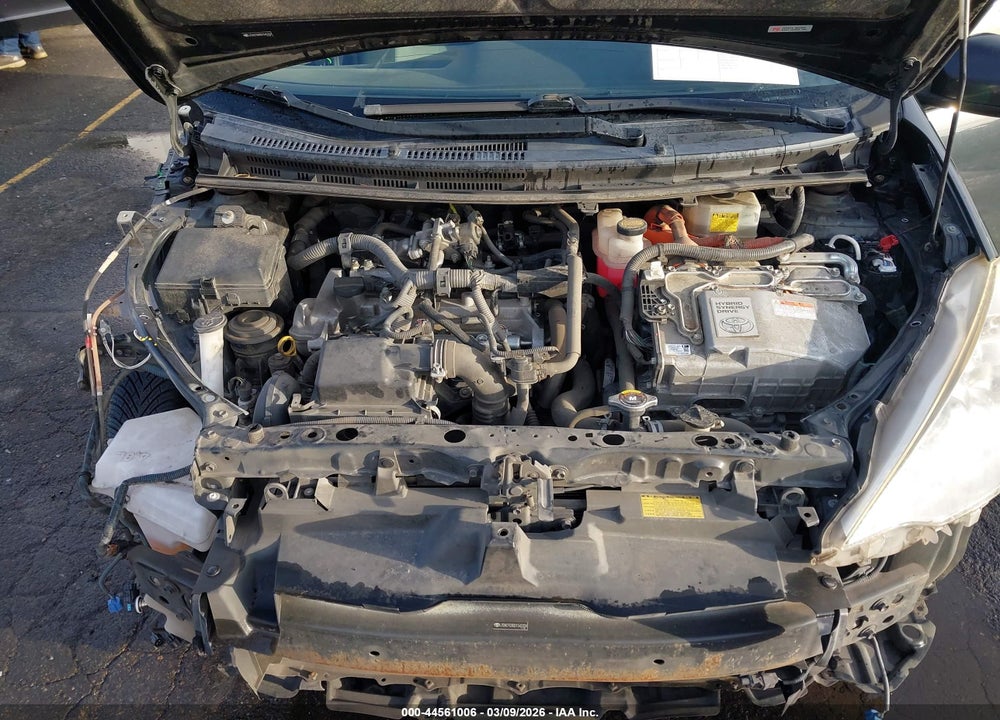 2013 TOYOTA PRIUS C TWO VIN: JTDKDTB30D1542334