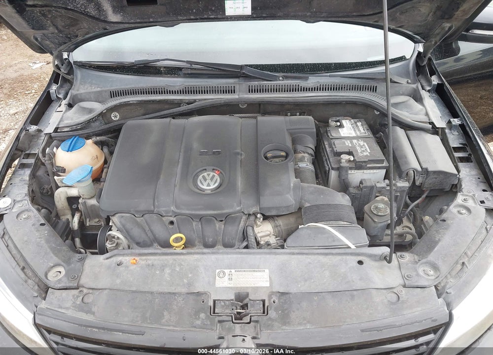 2012 VOLKSWAGEN JETTA 2.5L SE VIN: 3VWDX7AJXCM340283