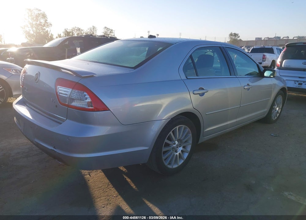 2009 MERCURY MILAN V6 PREMIER VIN: 3MEHM08119R625877
