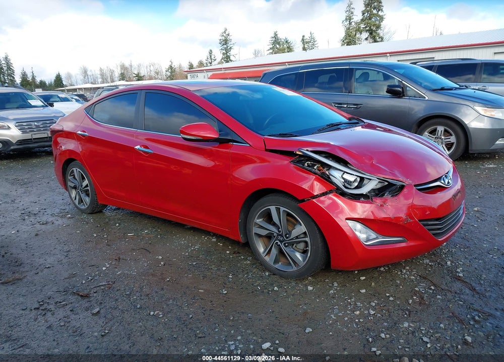 2016 HYUNDAI ELANTRA LIMITED VIN: KMHDH4AE5GU523153