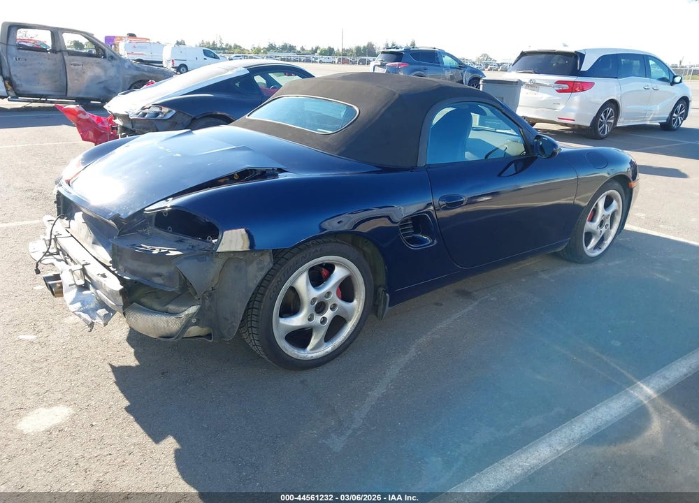 1998 PORSCHE BOXSTER VIN: WP0CA2984WU622133