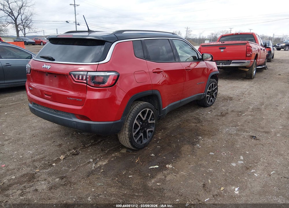 2018 JEEP COMPASS LIMITED 4X4 VIN: 3C4NJDCB3JT455646
