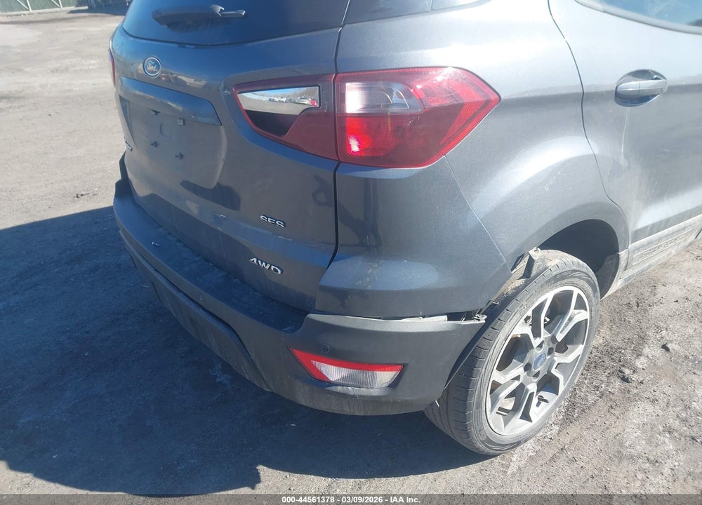 2019 FORD ECOSPORT SES VIN: MAJ6S3JL0KC250697