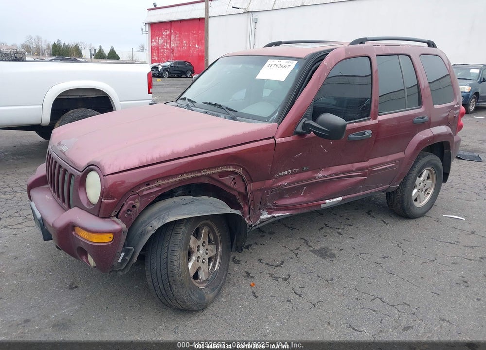 2002 JEEP LIBERTY LIMITED EDITION VIN: 1J4GL58K42W143052