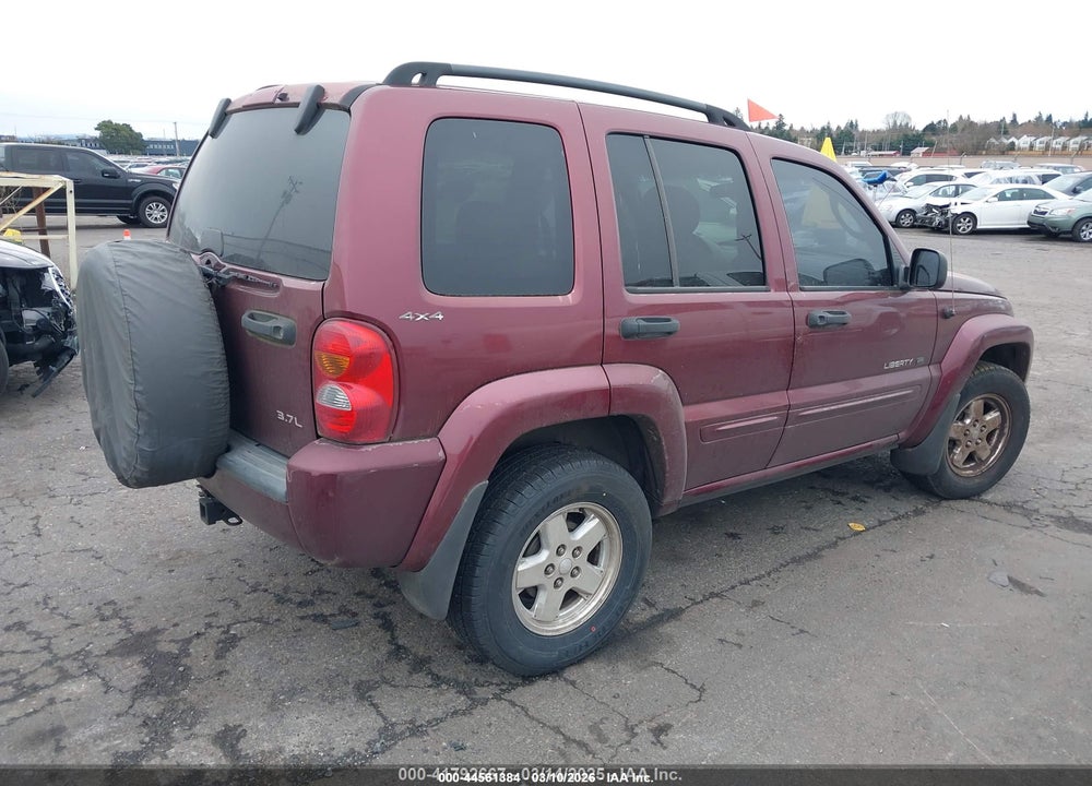 2002 JEEP LIBERTY LIMITED EDITION VIN: 1J4GL58K42W143052