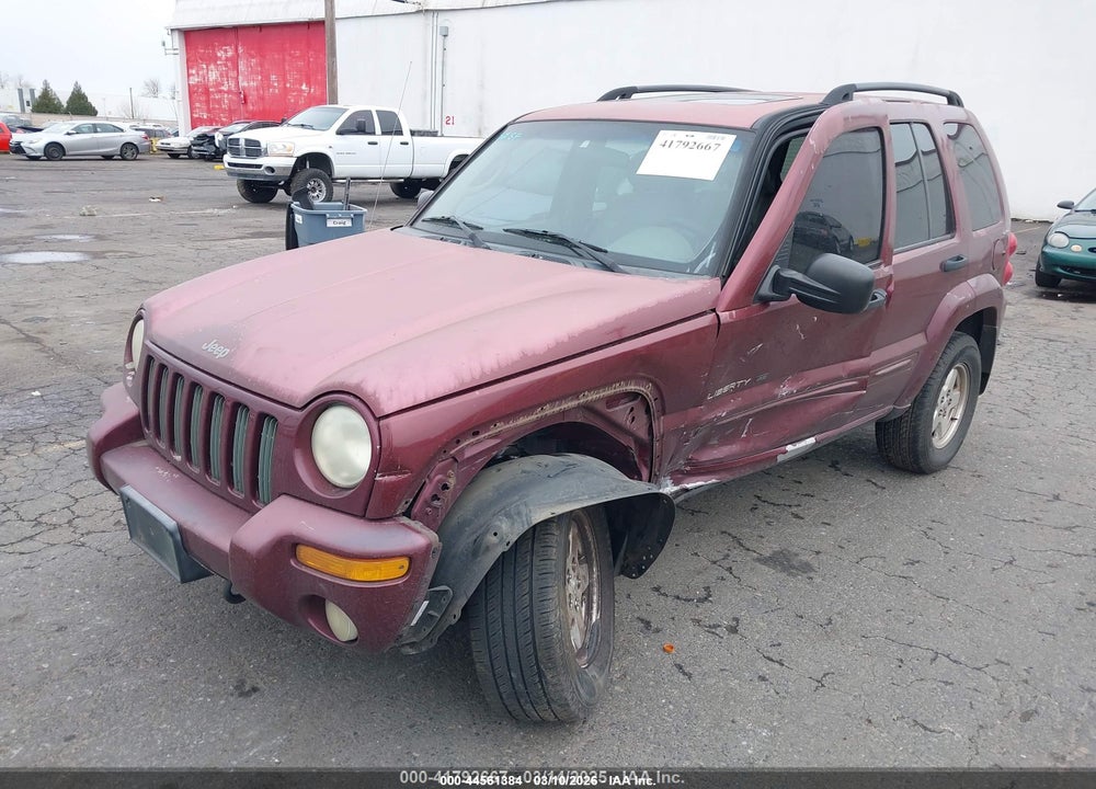 2002 JEEP LIBERTY LIMITED EDITION VIN: 1J4GL58K42W143052