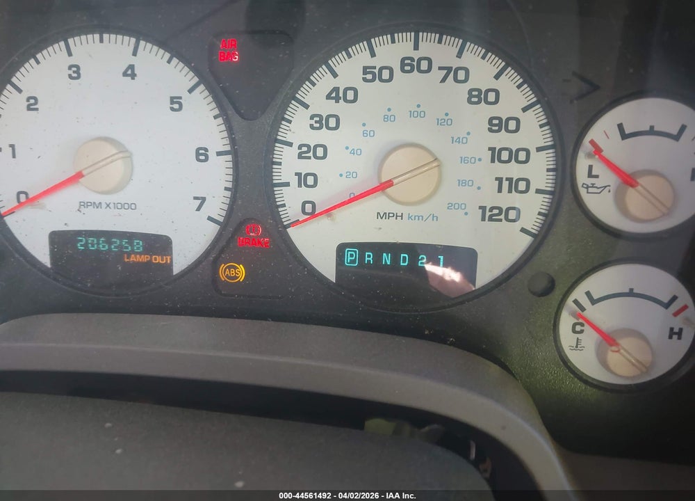 2005 DODGE RAM 1500 SLT/LARAMIE VIN: 1D7HU18N85S188717