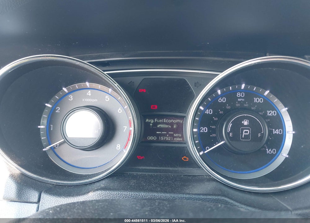 2013 HYUNDAI SONATA GLS VIN: 5NPEB4AC8DH765918