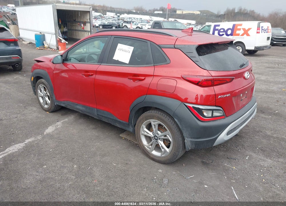 2022 HYUNDAI KONA SEL VIN: KM8K3CAB1NU920331