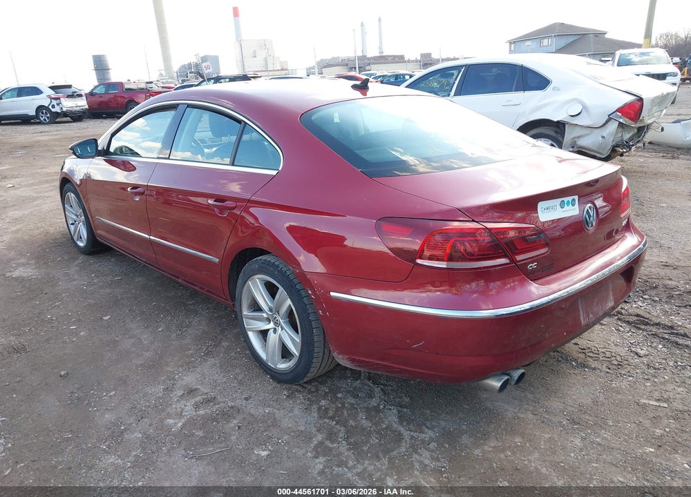 2013 VOLKSWAGEN CC 2.0T SPORT VIN: WVWBP7AN8DE566682