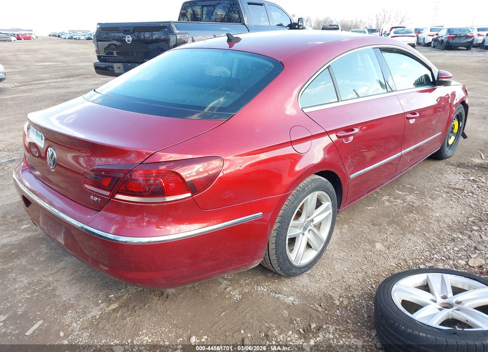2013 VOLKSWAGEN CC 2.0T SPORT VIN: WVWBP7AN8DE566682