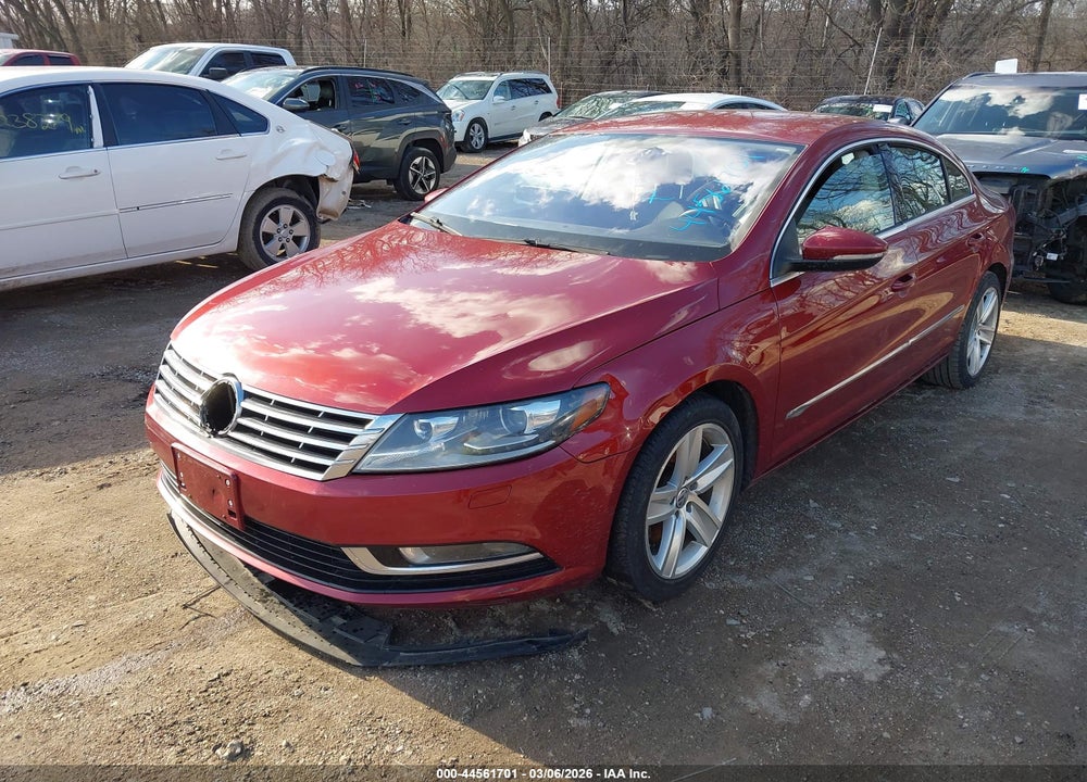 2013 VOLKSWAGEN CC 2.0T SPORT VIN: WVWBP7AN8DE566682