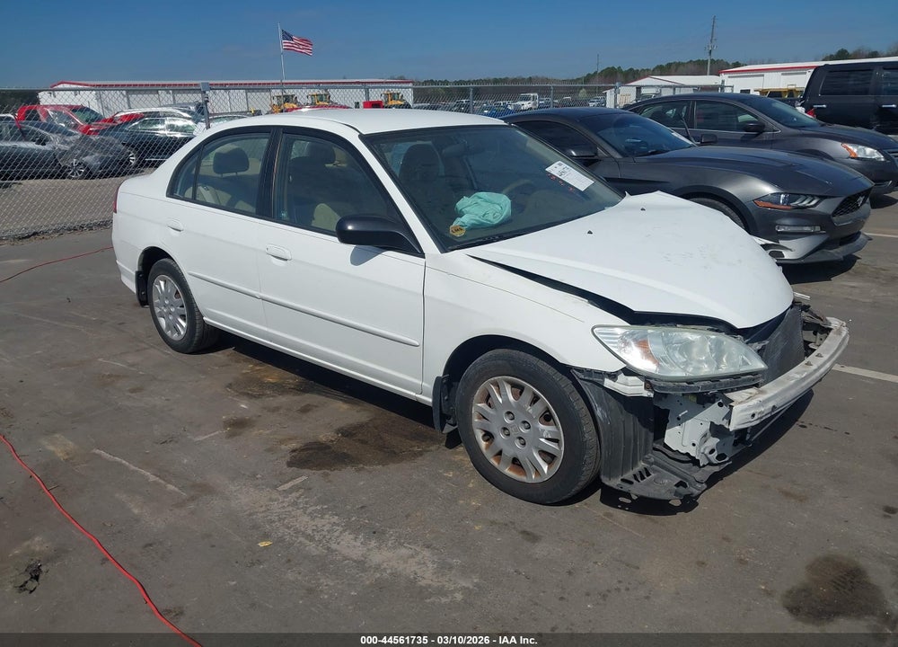 2005 HONDA CIVIC LX VIN: 2HGES16545H508064