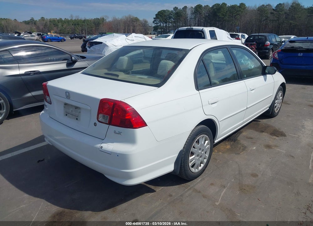 2005 HONDA CIVIC LX VIN: 2HGES16545H508064