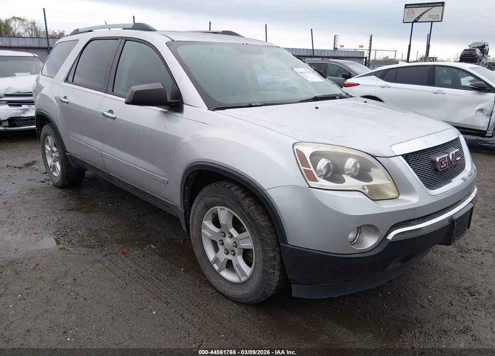 2010 GMC ACADIA SLE VIN: 1GKLRLED3AJ160308