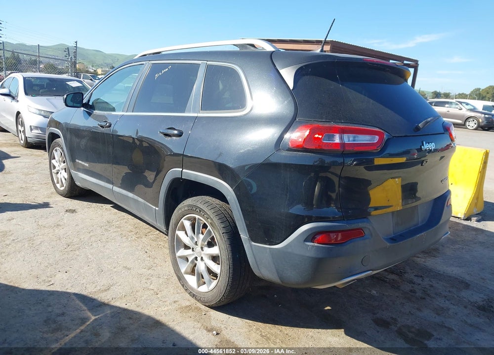 2016 JEEP CHEROKEE LIMITED VIN: 1C4PJLDB0GW165448