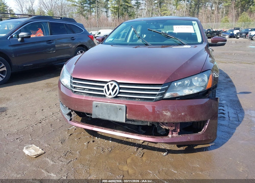 2013 VOLKSWAGEN PASSAT 2.5L SE VIN: 1VWBP7A36DC046438