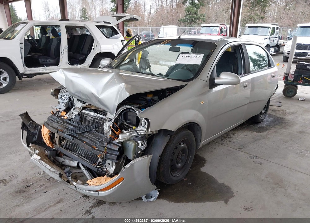 2005 CHEVROLET AVEO LS VIN: KL1TD52675B315073