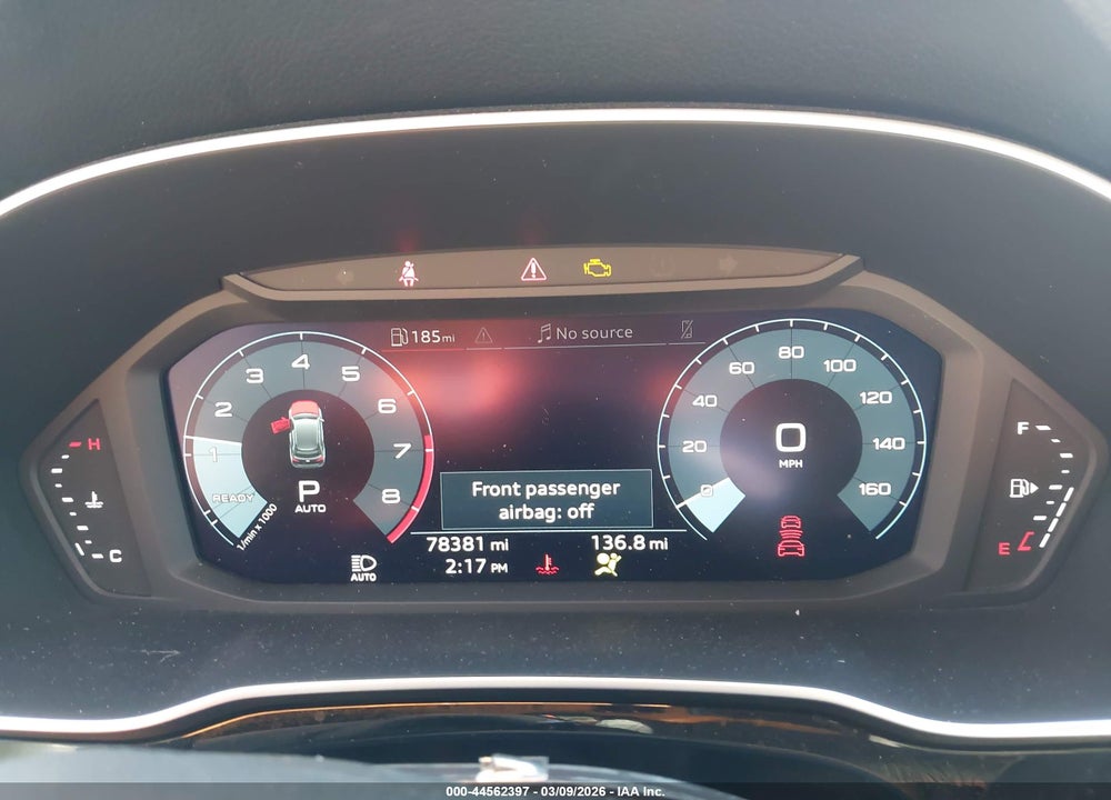 2022 AUDI Q3 PREMIUM PLUS 45 TFSI S LINE QUATTRO TIPTRONIC VIN: WA1EECF37N1074036