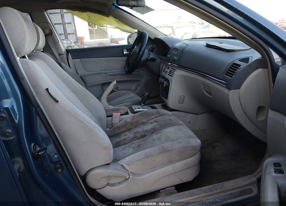 2006 HYUNDAI SONATA GLS VIN: 5NPEU46C56H169476